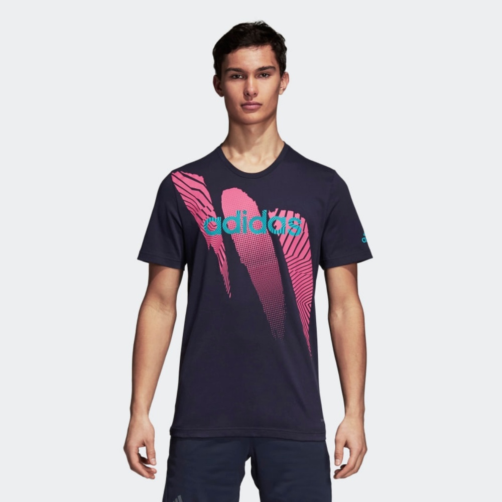 Adidas Men's Climalite Season Tee Dark Blue